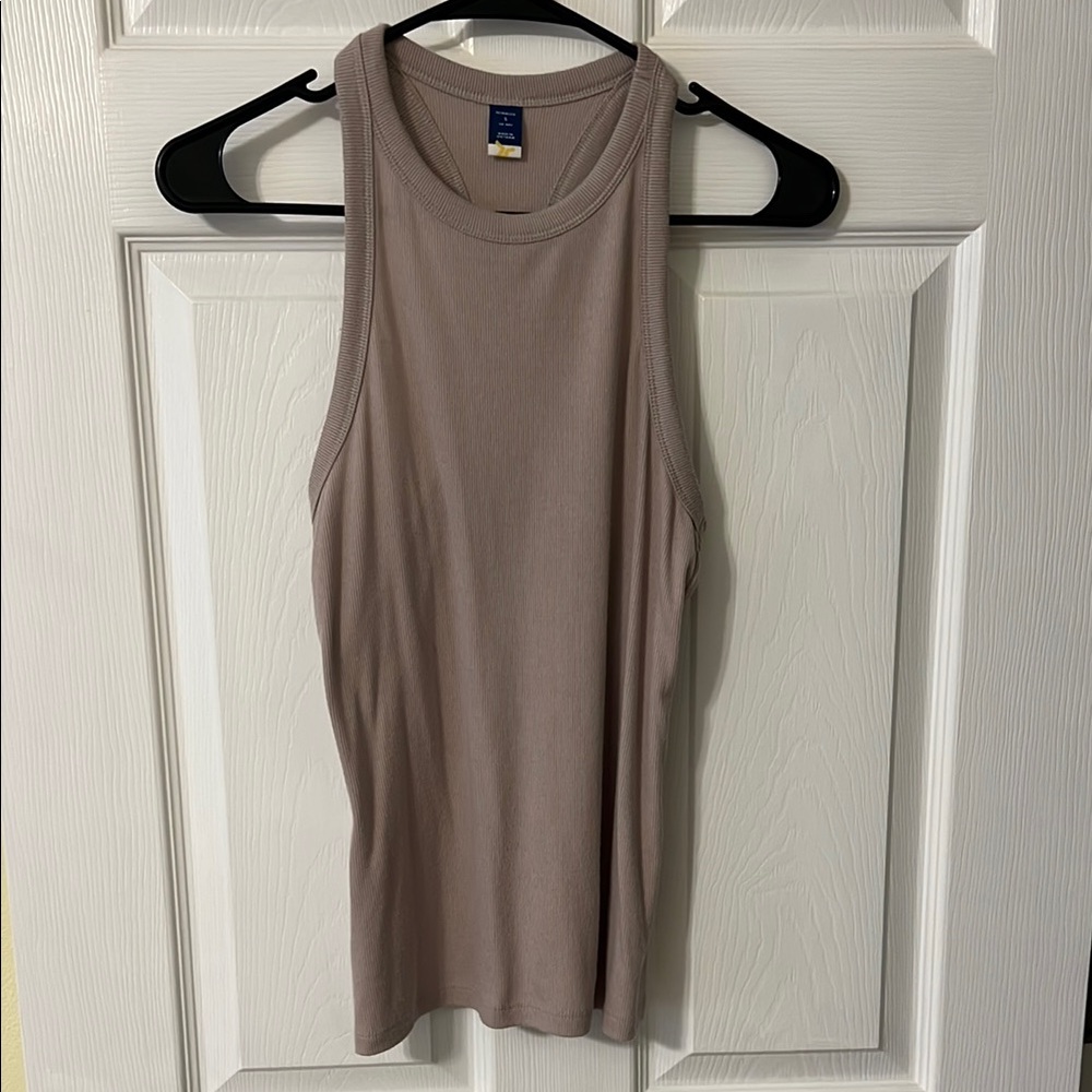 Old Navy Gray Fitted Tank Top